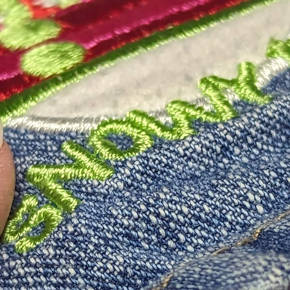 Old Navy Kids Blue Jeans with Snowman Design